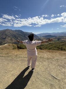 symbolises that the space the shaman holds for healing